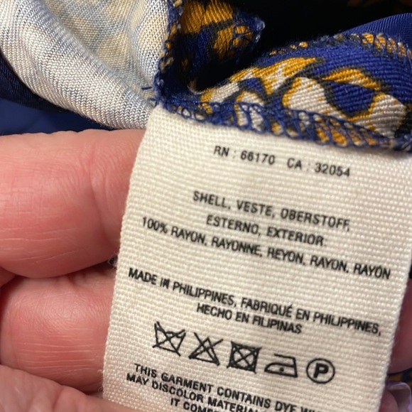 Cartonnier Anthropologie Collete Sampa wide crop pants snakeskin blue yellow 8 - Picture 9 of 17